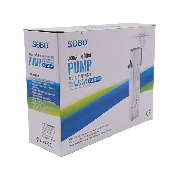 Sobo AQ-2000F Yeni Nesil İç Filtre Beyaz 28W 1800 L/H