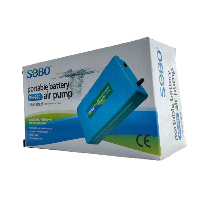 Sobo SB-960 Akvaryum Pilli Hava Motoru 2 L/Dk
