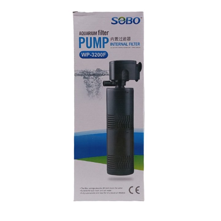 Sobo Wp-3200F Akvaryum İç Filtre 1200 L/H 25W
