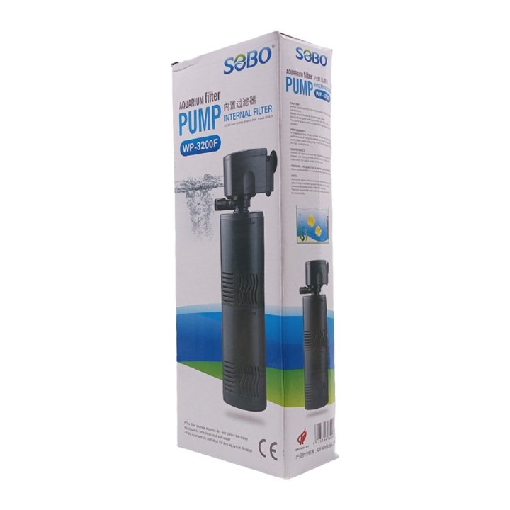 Sobo Wp-3200F Akvaryum İç Filtre 1200 L/H 25W