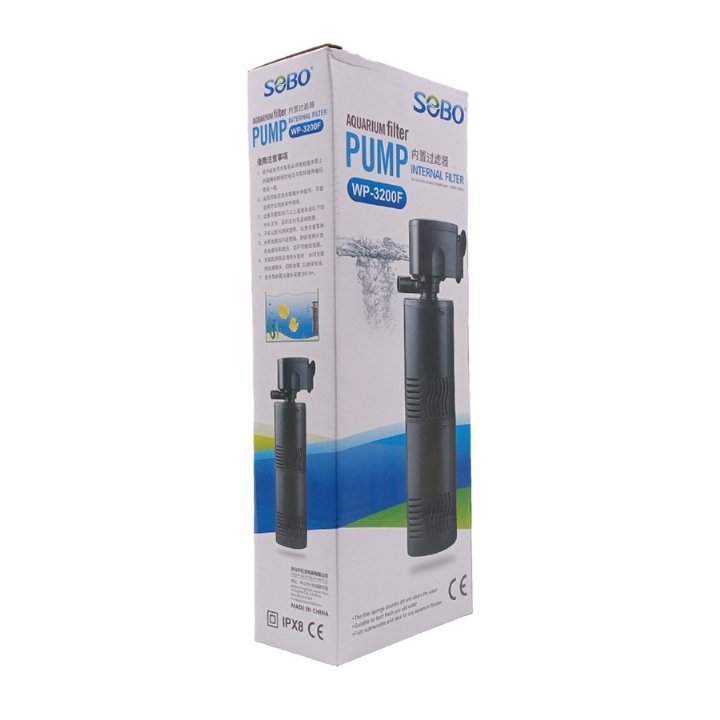 Sobo Wp-3200F Akvaryum İç Filtre 1200 L/H 25W