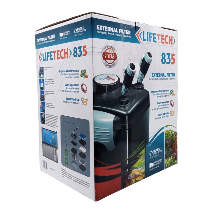 Life Tech 835 Siyah Kova Dış Filtre 1000 LH