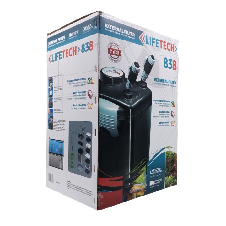 Life Tech 838 Siyah Kova Dış Filtre 1200 LH