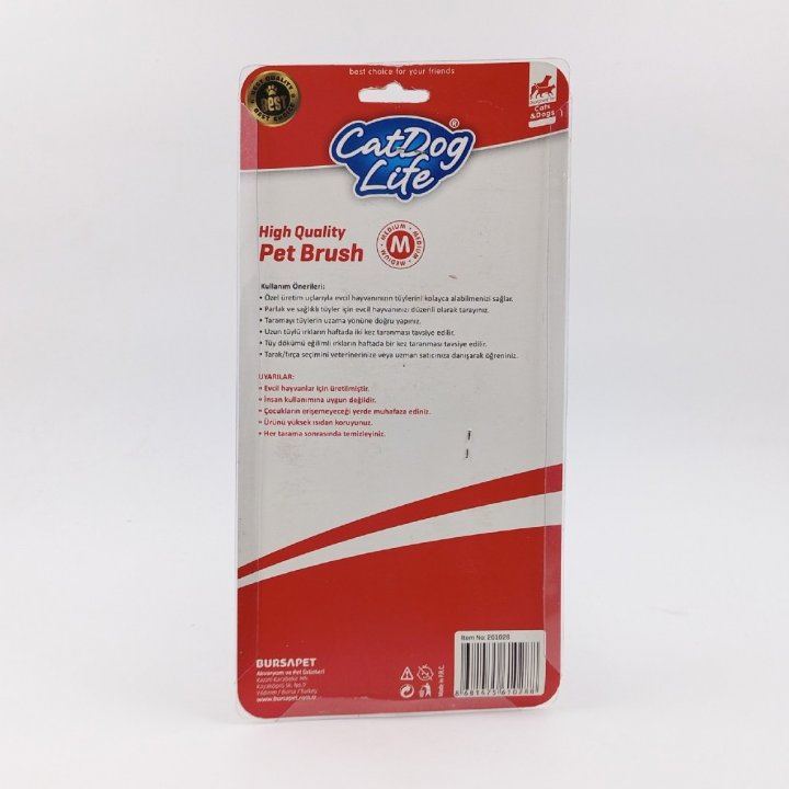 Cat/Doglife Çift Taraflı Kedi ve Köpek Fırçası M