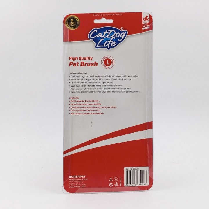 Cat/Doglife Çift Taraflı Kedi ve Köpek Fırçası L