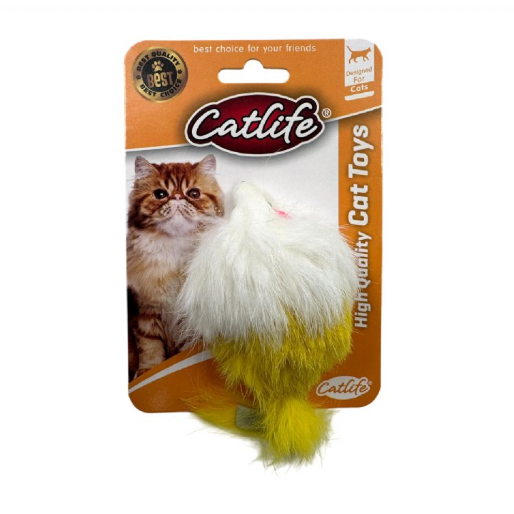 Catlife 203056 Tüylü Renkli Fare Kedi Oyuncağı