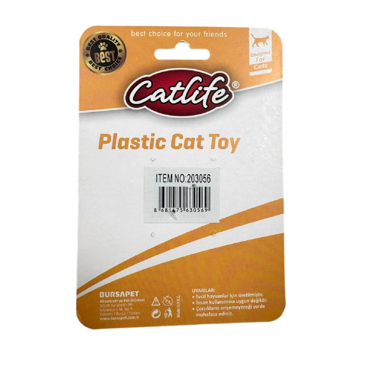 Catlife 203056 Tüylü Renkli Fare Kedi Oyuncağı