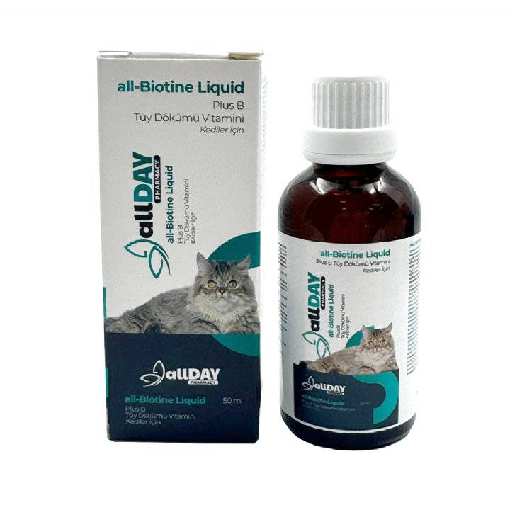 Allday all-Biotin Liquid - Plus B Tüy Dökümü Vitamini 50 mL