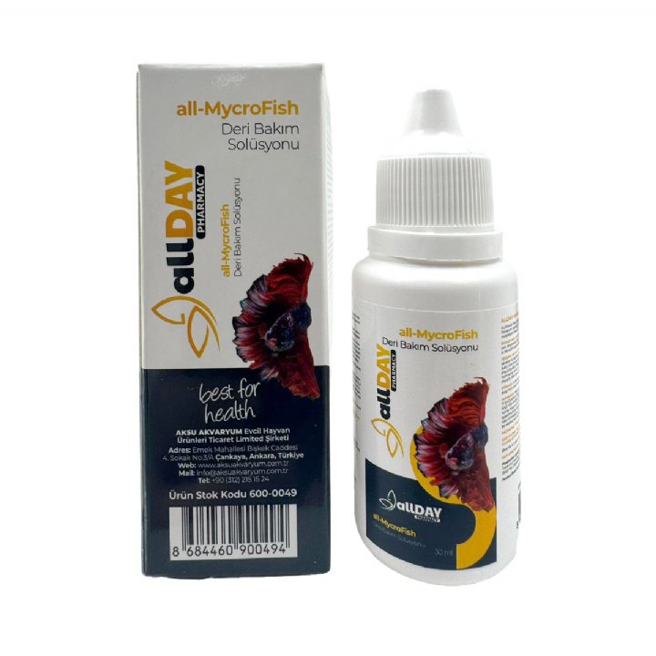Allday all-MycroFısh - Balıklar İçin Deri Bakım Solüsyonu 30 mL