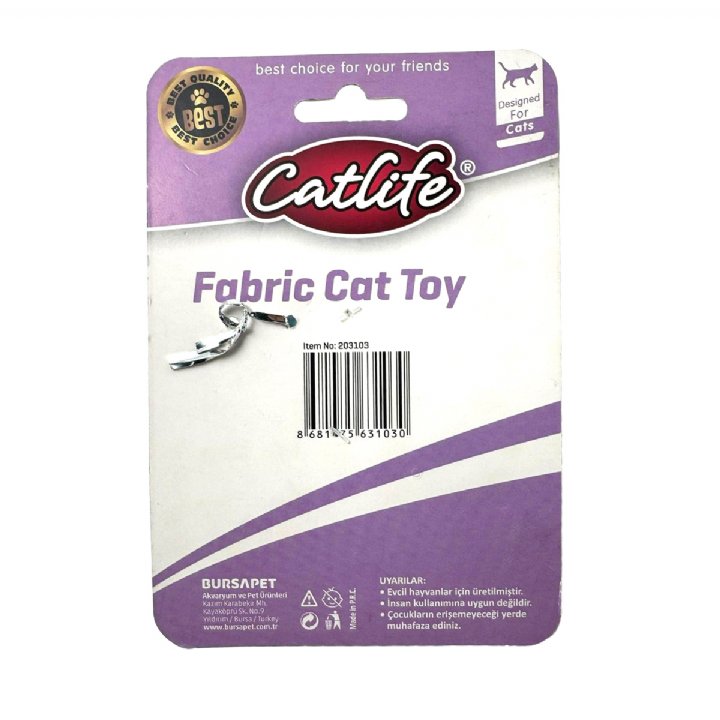 Catlife Catnipli Bıyıklı Uzun Kuyruklu Fare Kedi Oyuncağı - 203103