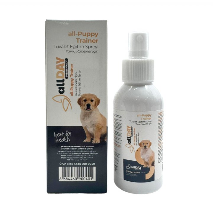 Allday all-Puppy Trainer - Tuvalet Eğitim Spreyi Yavru Köpekler İçin 100 mL