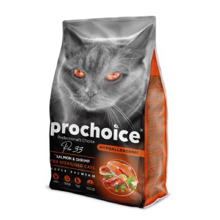 Prochoice Pro 33 Somonlu ve Karidesli Yetişkin Kedi Maması 2kg - Hipoalerjik