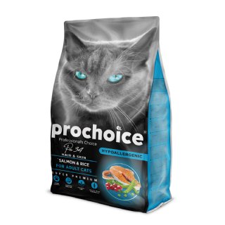 Prochoice Pro 34 Somonlu ve Pirinçli Yetişkin Kedi Maması 2kg - Hipoalerjenik