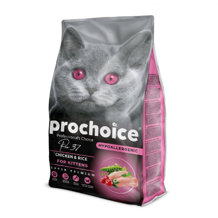 Prochoice Pro 37 Tavuklu ve Pirinçli Yavru Kedi Maması 2kg - Hipoalerjenik