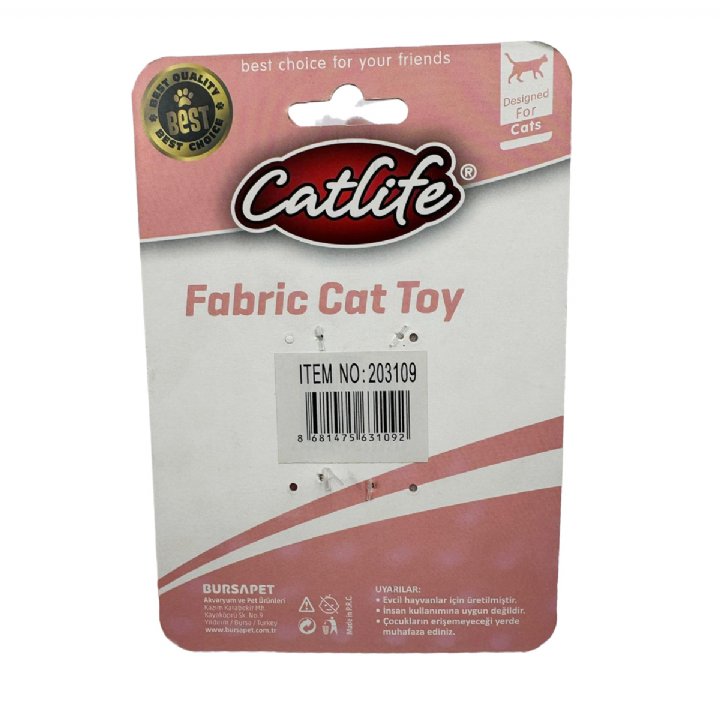 Catlife 203109 Zilli Tavşan Kedi Oyuncağı