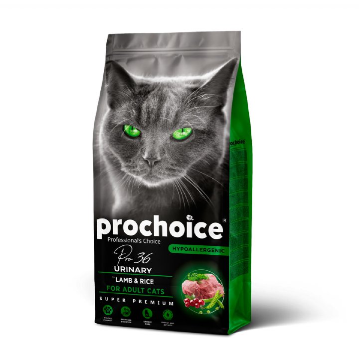 Prochoice Pro 36 Kuzu Etli ve Pirinçli Yetişkin Kedi Maması 15kg - Hipoalerjenik