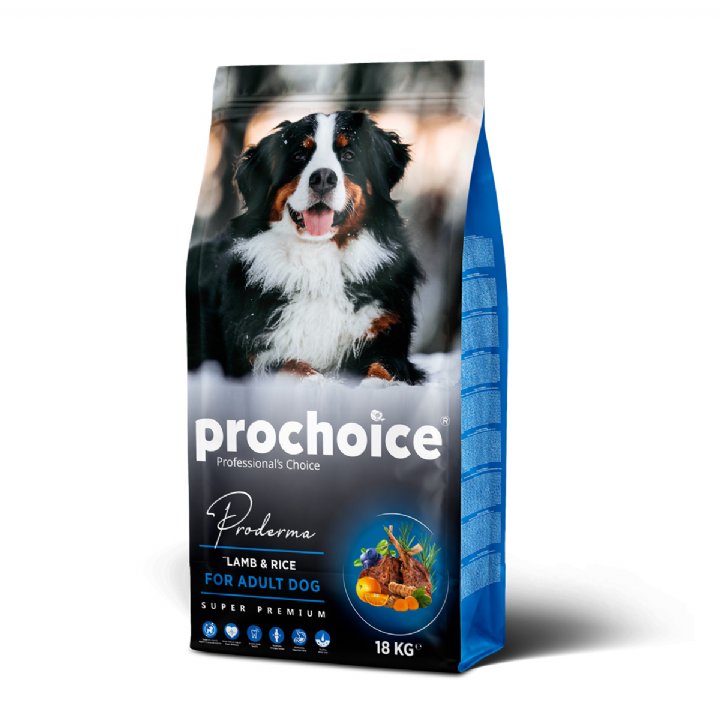 Prochoice Proderma Kuzu Etli ve Pirinçli Köpek Maması 18kg