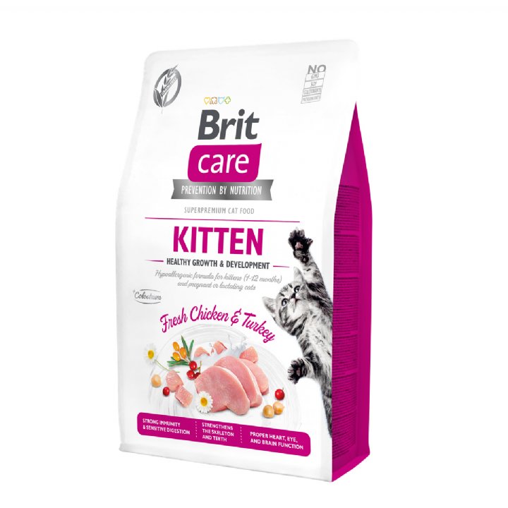 Brit Care Tavuklu ve Hindili Yavru Kedi Maması 2kg - Hamile veya Emziren Kediler