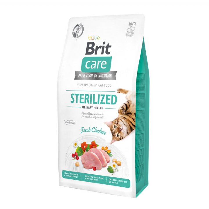 Brit Care Tavuklu Kısırlaştırılmış Kedi Maması 7kg - Hipoalerjenik - İdrar Yolu Sağlığı