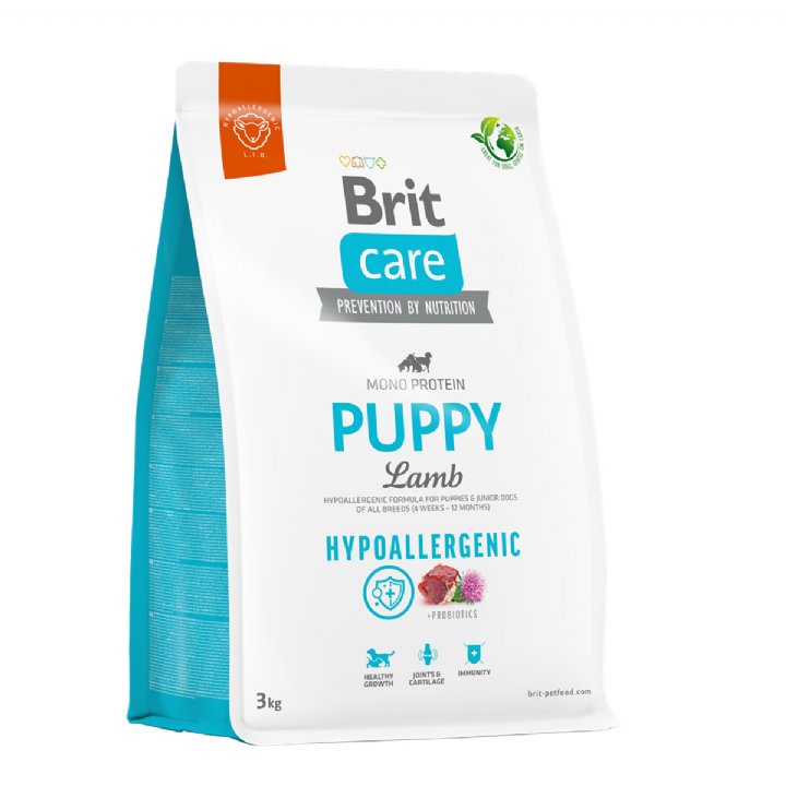 Brit Care Kuzu Etli Tek Proteinli Yavru Köpek Maması 3kg - Hipoalerjenik