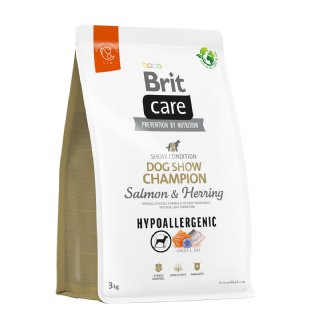 Brit Care Somonlu ve Ringa Balıklı Köpek Maması 3kg - Hipoalerjenik - Yarışma Köpekleri Kondisyonu İçin