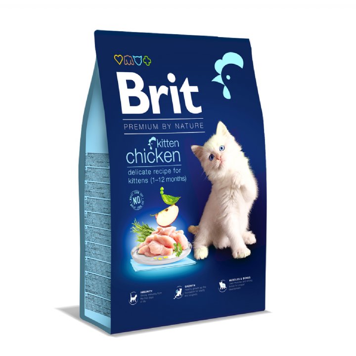 Brit Premium Tavuklu Yavru Kedi Maması 8kg