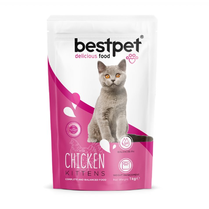 Bestpet Tavuklu ve Pirinçli Yavru Kedi Maması 1kg