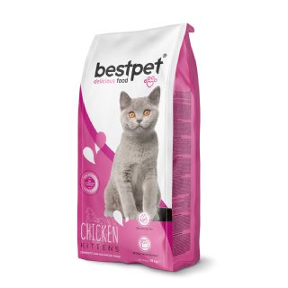 Bestpet Tavuklu ve Pirinçli Yavru Kedi Maması 15kg