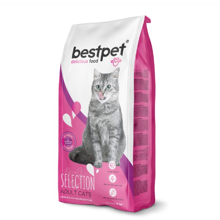 Bestpet Selection Tavuklu Yetişkin Kedi Maması 15kg - (Seçici Kediler İçin)