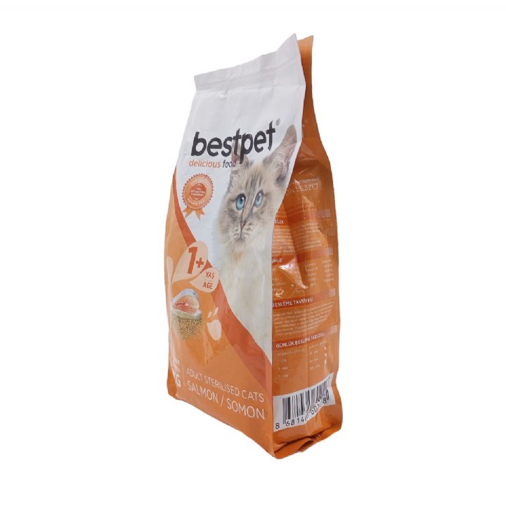 Bestpet Somonlu Kısırlaştırılmış Yetişkin Kedi Maması 1kg