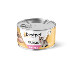 Bestpet Gurme Tavuklu Yavru Kedi Konservesi 85g - Jöleli - Jelly Soslu