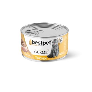 Bestpet Gurme Tavuklu Yetişkin Kedi Konservesi 85g - Jöleli - Jelly Soslu