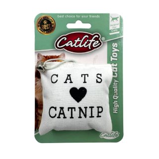 Catlife 203079 Zilli Catnipli Yastık Kedi Oyuncağı