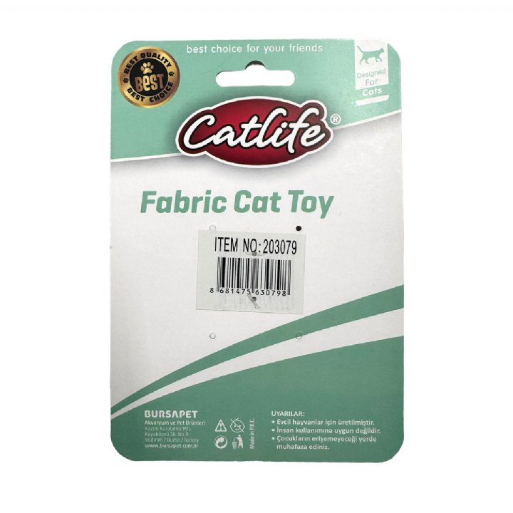 Catlife 203079 Zilli Catnipli Yastık Kedi Oyuncağı