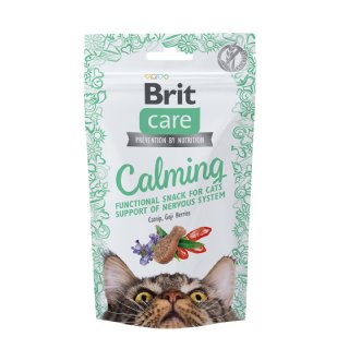Brit Care Kedi Naneli ve Goji Meyveli Sakinleştirici Kedi Ödül Maması 50g