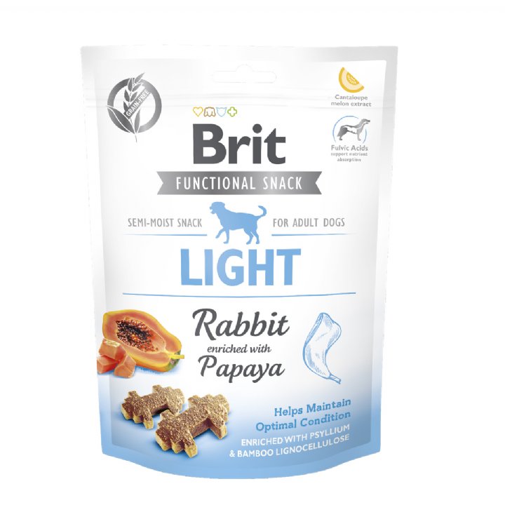 Brit Care Tavşanlı ve Papayalı Light Köpek Ödül Maması 150g - Fonksiyonel