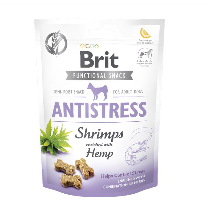 Brit Care Karidesli ve Kenevirli Köpek Ödül Maması 150g -  Stres Karşıtı