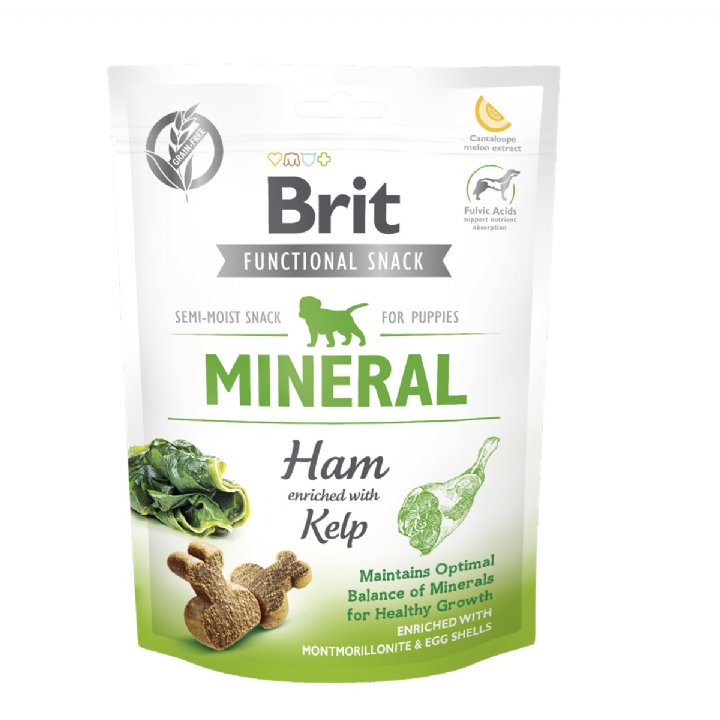 Brit Care Jambonlu ve Yosunlu Yavru Köpek Ödül Maması 150g - Mineral Destekli Tahılsız