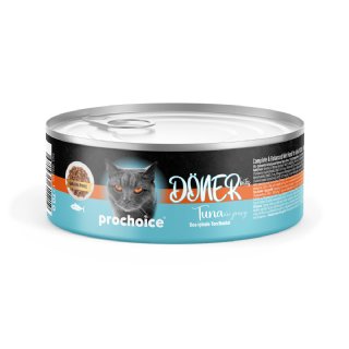 Prochoice DÖNER Bites Ton Balıklı Yetişkin Kedi Konservesi Soslu 70g