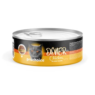 Prochoice DÖNER Bites Tavuklu Yetişkin Kedi Konservesi Soslu 70g