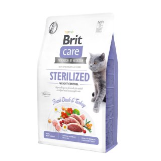 Brit Care Ördek ve Hindi Etli Kısırlaştırılmış Kedi Maması 2kg - Tahılsız Kilo Kontrolü