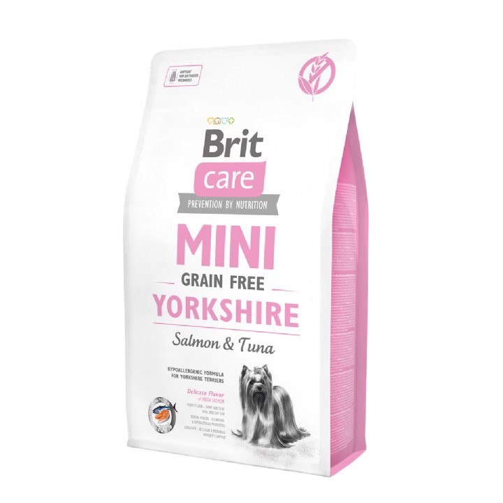 Brit Care Mini Somonlu ve Ton Balıklı Yorkshire Terrier Köpek Maması 2kg