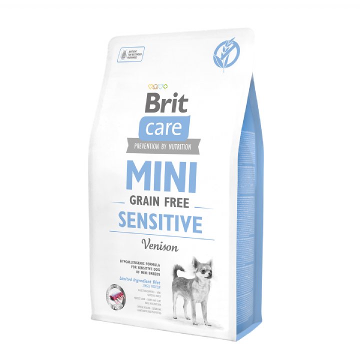 Brit Care Mini Geyik Etli Tahılsız Yetişkin Köpek Maması 2kg (Hassas Köpekler İçin)