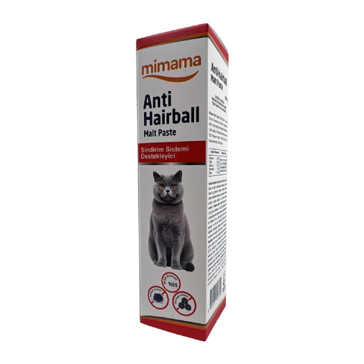 Mimama Anti Hairball 100g - Tüy Yumağı Önleyici Kedi Malt Macunu