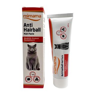 Mimama Anti Hairball 100g - Tüy Yumağı Önleyici Kedi Malt Macunu