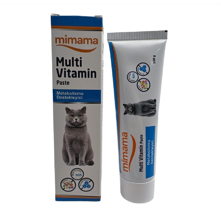 Mimama Multivitamin Kedi Malt Macunu 100g