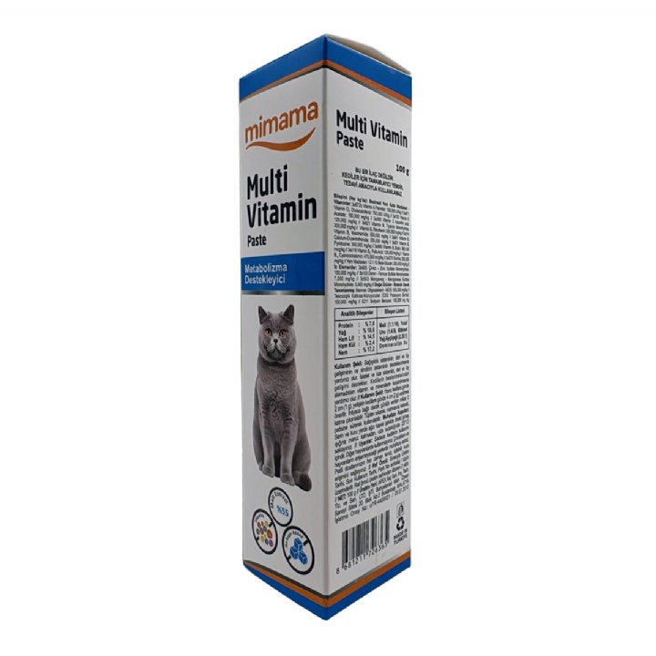 Mimama Multivitamin Kedi Malt Macunu 100g