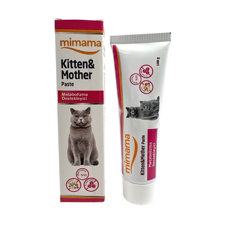 Mimama Kitten & Mother Paste 100g - Yavru ve Anne Kediler İçin Malt Macunu