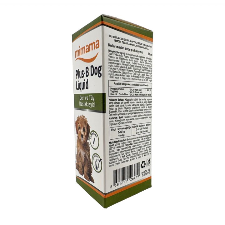Mimama B7 Köpek Sıvı Takviye 50 mL - Plus B Dog Liquid