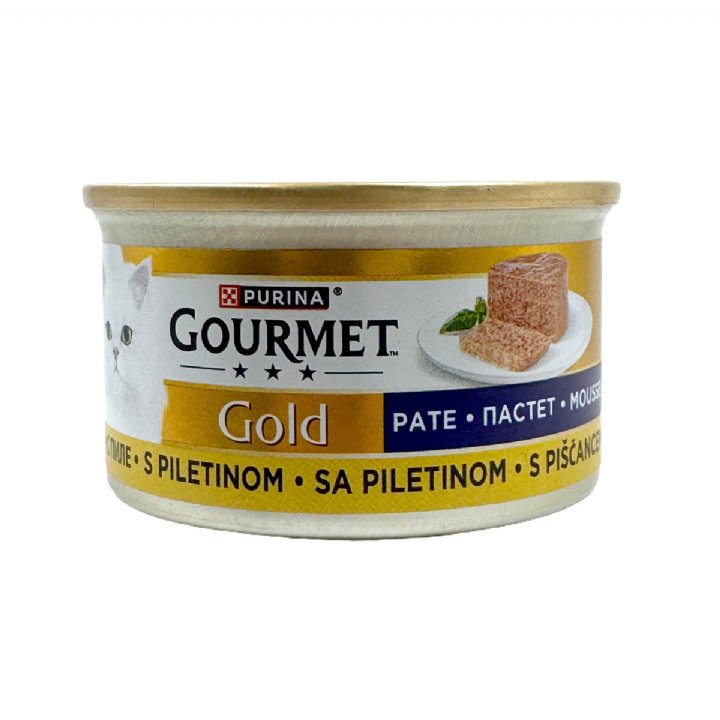 Gourmet Gold Tavuklu Yaş Kedi Konservesi 12x85gr - Kıyılmış